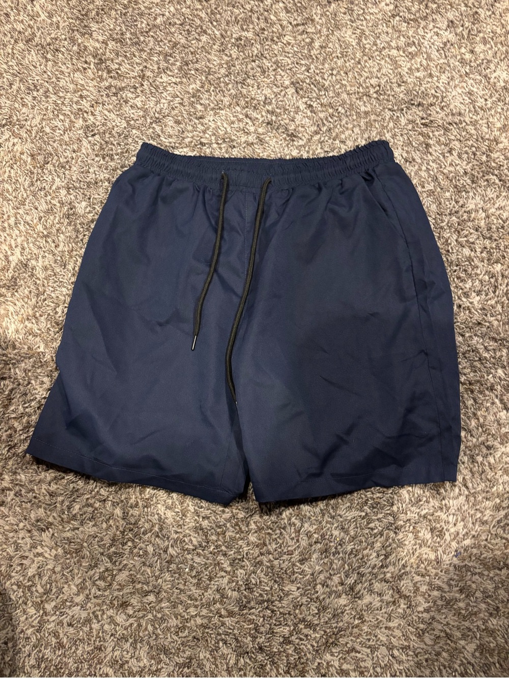 Men's Manfinity Navy Drawstring Athletic Shorts